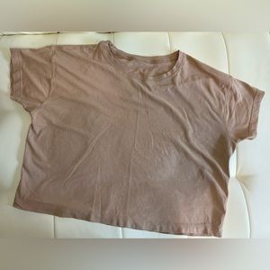Lululemon Classic Fit Cotton Blended T-Shirt - Size 8